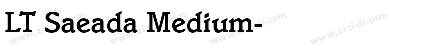 LT Saeada Medium字体转换